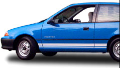 ForkenSwift electric car: 48 volt/400 amp 1992 Geo Metro