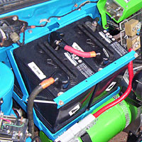 electric car batteries (Exide golf cart)
